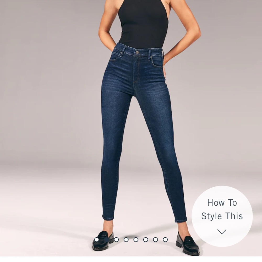Abercrombie High Rise Super Skinny Jeans